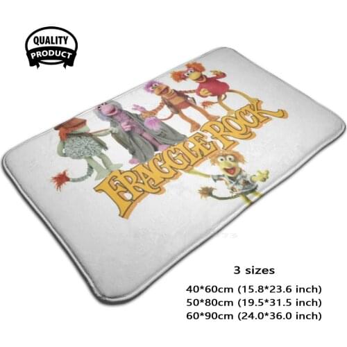 Fraggle Rock Door Mat Foot Pad Home Rug Fraggle Fraggle Fraggles Retro 80S Henson Red Cartoon Kids Music The Tv Wembley