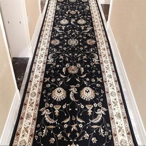 Beibehang European corridor carpet aisle home non-slip red carpet porch entrance door mats doorway long strips custom new carpet