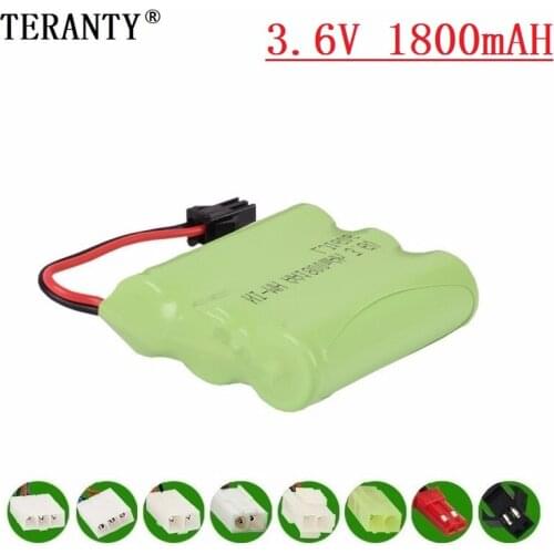 M Model ) 3.6v 1800mah NiMH Battery For Rc toy Car Tanks Trains Robot Boat Gun Ni-MH AA 700mah 3.6v Rechargeable Battery 1Pcs