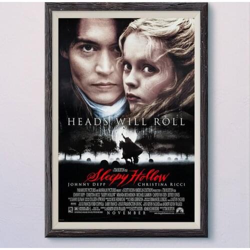 N329 SLEEPY HOLLOW (2) Vintage Classic Movie Wall Silk Cloth HD Poster Art Home Decoration Gift