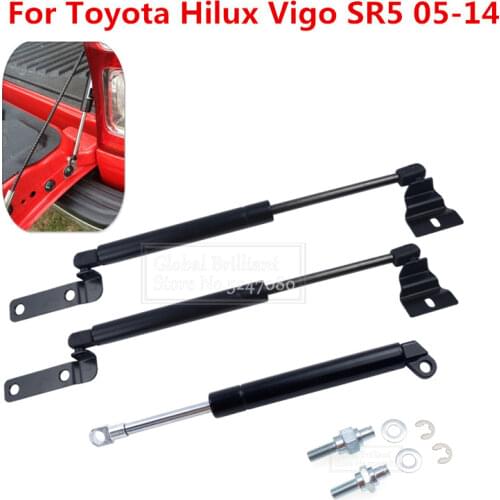 Front Bonnet & Tailgate Gas Lift Support Struts Bars For Toyota Hilux Vigo SR5 2005 2006 2007 2008 2009 2010 2011 2012 2013 2014