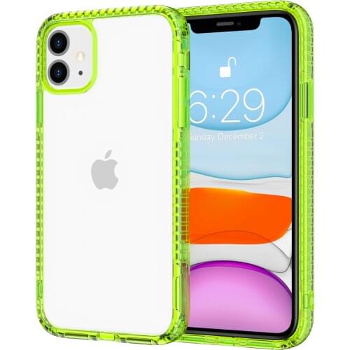 Luxury Clear Transparent Case For iPhone 11 12 Pro XR X XS Max Soft TPU cover Shockproof Bumper Gradient color Back case capa