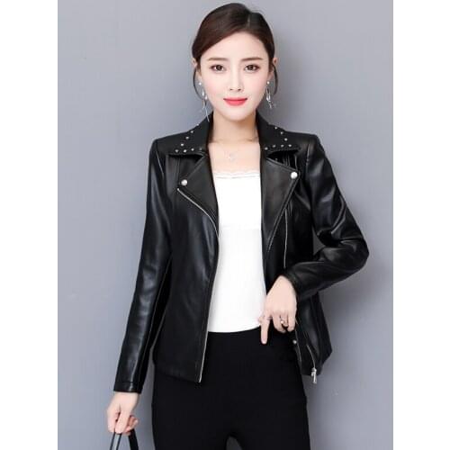 Ptmideer Women's Leather Jackets