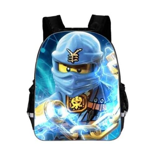 Boys Games Ninjago Backpack 3D Printing Nylon waterproof School bags For Teenage Kids Hot Mochila Infantil