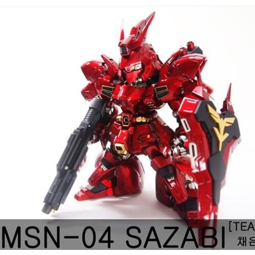 SD MSN-04 Sazabi Unpainted Unassambled Resin Parts Kit B_658 Gift For Boyfriend Diy Toy