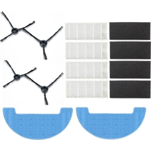 Robot HEPA Filter Side Brush Mop Cloth Rags for AMIBOT Animal H2O connect Robotic Vacuum Cleaner Spare Parts Accessories