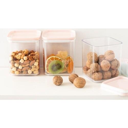 3pcs Storage Box Kitchen Drawer Organizer High Quality Plastic Boite Food Different Size Baskets Closet Containers Turkish Made