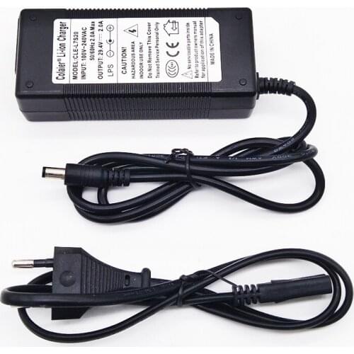 29.4V 2A charger 7s of lithium battery pack charger constant current and constant pressure is full of self-stop