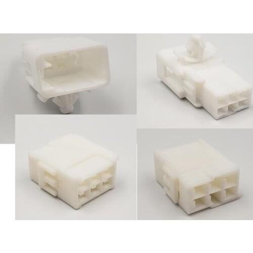 1SET Car connector fog reversing light steering wide brake tail light 6PIN hole male and female plug