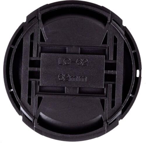 100% Professional 10Pcs 62 MM Center Pinch Front Lens Cap for canon nikon sony pentax all 62MM Cameras