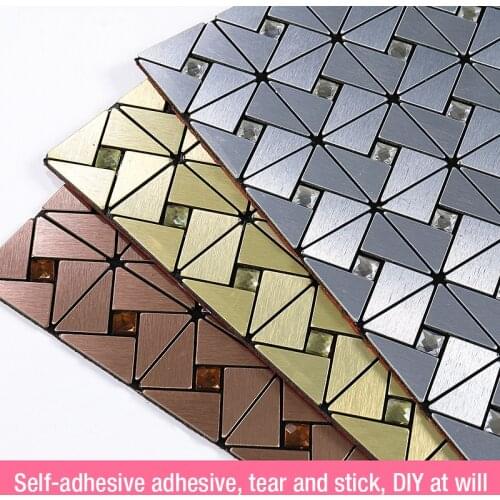 3D wall panel Metal Geometric Pattern Mural 3d Wallpaper Luxury Walls Paper for Living Room Bedroom Bathroom Kitchen Walls Decor