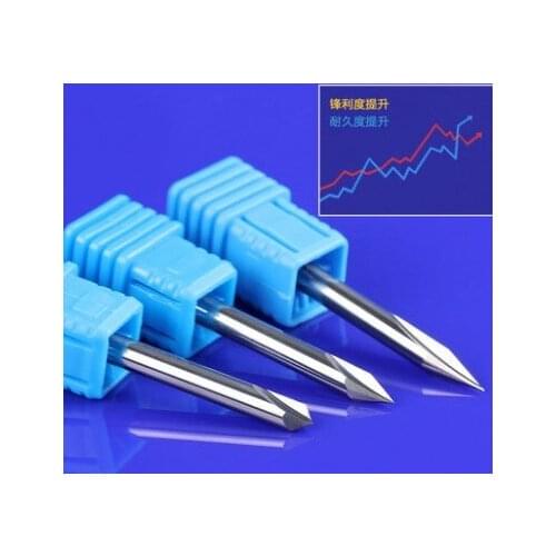 4mm 2flute straight slot sharp Engraving cutter CNC machine tools woodworking carving knife deep embossing cutter bit