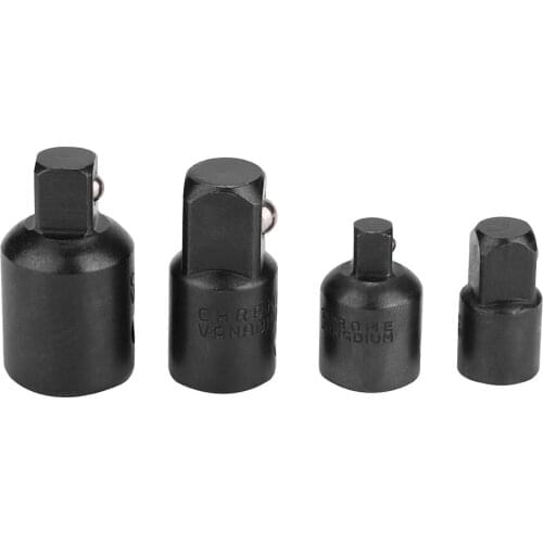 4Pcs Socket Adapter Chrome Vanadium Steel Socket Adapters Reducers for Impact Driver Conversions Wrench