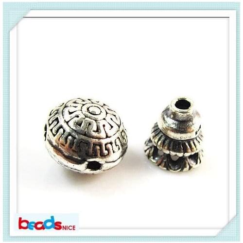 Beadsnice ID26429 925 sterling silver beads wholesale unique beads with end caps 3 hole beads