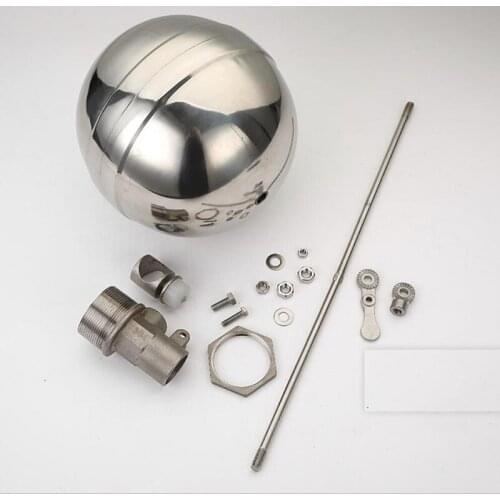 Large DN50 Flow Floating ball valve water boiler Cold and Hot Water Tank Water level regulator Stainless Steel 304 Free shipping