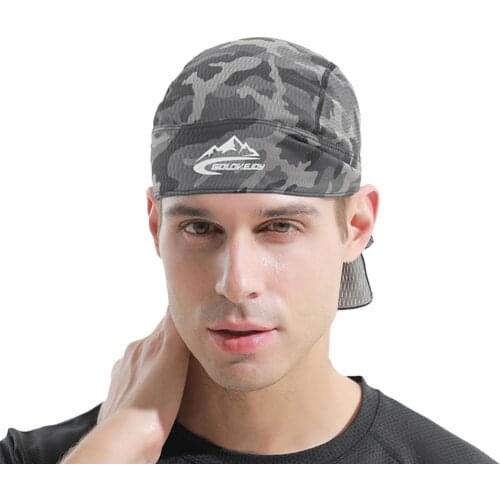 Quick Dry Pure Cycling Cap Head Scarf Summer Men Running Riding Bandana Headscarf Pirate Hat Hood Headband