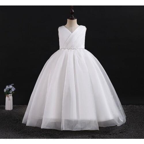 Summer 3-12 Year Old Teens Party Christmas Girl Dress For Children Wedding Flower Kids Clothes Princess Pageant Long Vestidos