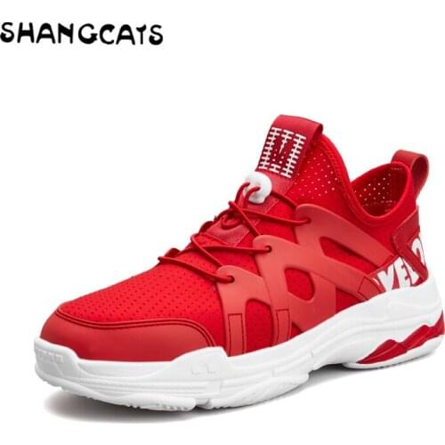 2019 Sneakers Men Trainers Tenis masculino adulto Original Men Shoes Classical Casual Style High Top Men Seakers White Black Red