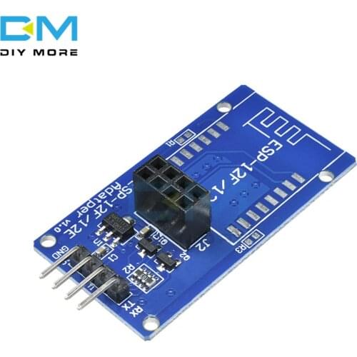 ESP8266 ESP-12F ESP-12E ESP-12 Serial WiFi Wireless Adapter Module For Arduino 5v Compatible Motherboard Board 2.4GHZ For Sensor