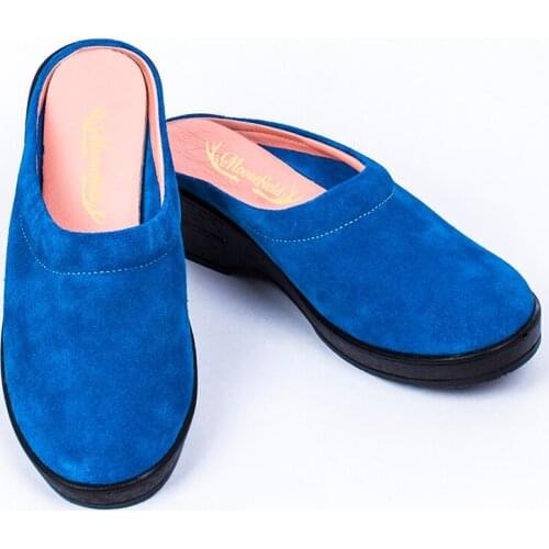 Moosefield Genuine leather New comfortable eva sole for the summer season of 2021 Closed-toed orthopedic non-slip Women slippers