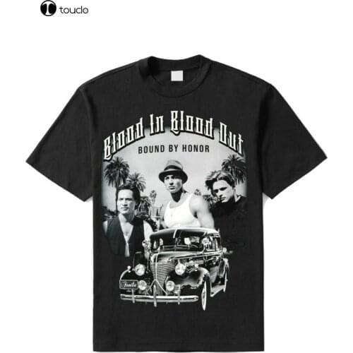 Blood In Blood Out La Familia Chicano Graphic Art Heavy Weight T-Shirt New Black