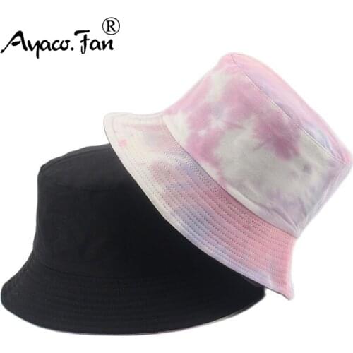 Colorful Starry Print Bucket Hat Two Side Wear Unisex Bob Caps Hip Hop Gorros Men Women Panama Cap Beach Fishing Outdoor Sunhat