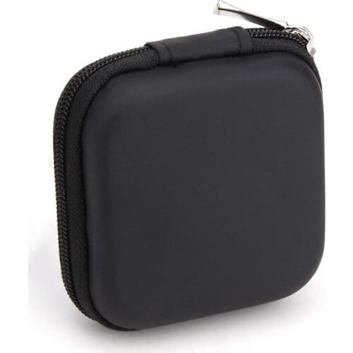Portable Mini Zipper Hard Headphone Case Lovely Cartoon Earphone Storage Bag Protective USB Cables Organizer