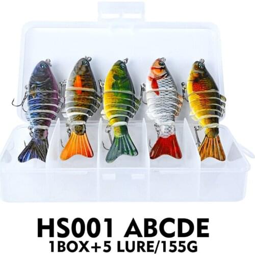 Fishing Bait Jointed Hard Artificial Bait Fishing 10cm Tackle Lure Sub-fish Bait Sinking Wobblers Fishing Lures Tools