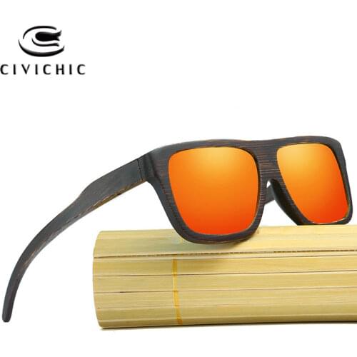 CIVI CHIC Wood Polarized Sunglasses Women Men Brand Designer Bamboo Gafas De Sol HD Driving Glasses Zonnebril Dames UV400 KD029