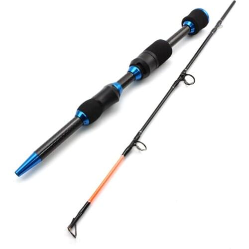 Winter fishing 65cm 75g Superhard Carbon short winter Ice Fishing Rod two section fishing rod Fishing Tackle Tools