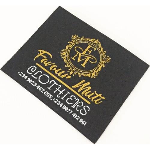 Clothing Accessories Cheap Custom Logo Damask Cheap Woven Labels For Garment
