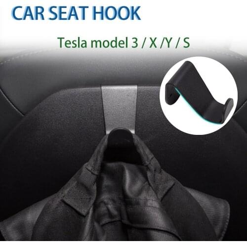 Car Accessories Car Clips Seat Back Hooks for Tesla model 3 model X model Y model S