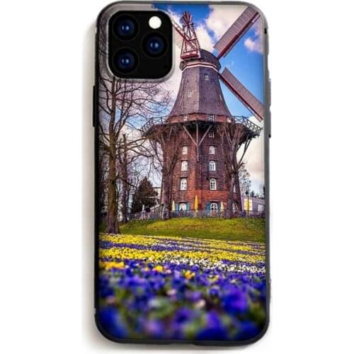 Windmill wallpaper Phone Case For iPhone 11 12 Pro mini iphone xs max case pro XS MAX 8 7 6 6S Plus X 5S SE 2020 XR phone case