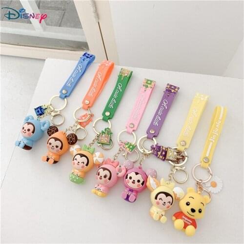 Disney Children Doll Pendant for Women Mickey Mouse Keychain Bag Pendants Small Gift Bag Keychains Pendant Event Souvenirs