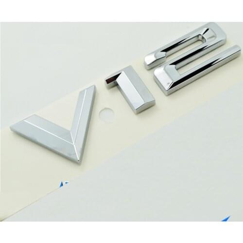 2pcs ABS M perfermance V12 car side body decoration emblem for BMW E46 E60 E90 F10 F20 F30 M1 M2 M3 M4 M5 M6 X1 X3 X5 X6 GT Z4