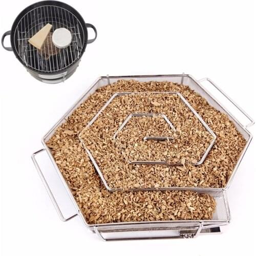 JX-LCLYL Cold Smoke Generator For Smoker Wood Chips Grill Cooking Tools BBQ Accessories