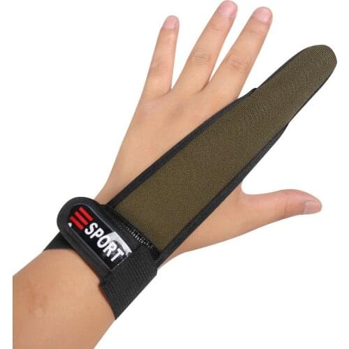 1Pc New 4 Colors Camouflage Casting Glove Finger Stall Protector Sea Fly Carp Fishing Glove