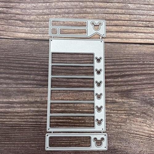 Metal Cutting Dies Lattice Stencils Die Cut for DIY Scrapbooking Album Paper Card Embossing