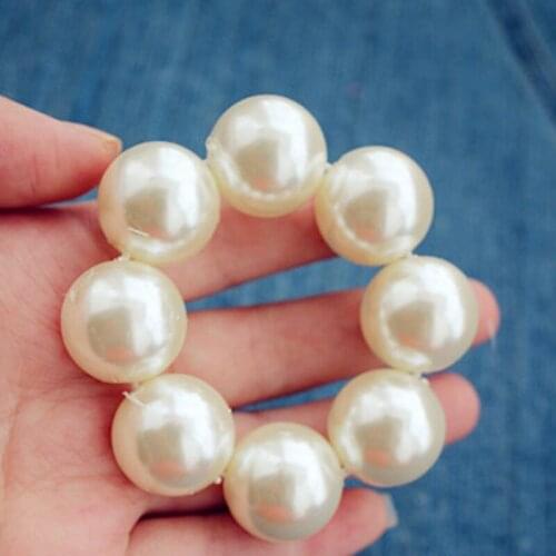 Cute Ladies Women Pearl Elastic Jewelry Hair Bands/Hair Rope/Ponytail Holder Vintage Style Accessories