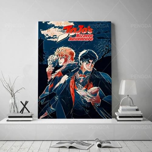 Wall Art Home Decor Canvas JoJos Bizarre Adventure Print Paintings Jotaro Kujo Modern Poster Living Room Modular Pictures Frame