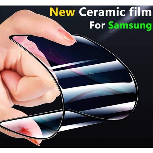 Not broken edges Ceramic Screen Protector Film for Samsung J4 J6 Plus J8 2018 A5 A7 A8 full coverage Super Toughness Anti-broken