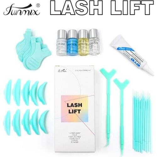 Eyelash Curly Perm Kit Professional Keratin Cold Burn Suit Curling Fixation Agent Safe Eye Lashes Lasting Curl Tool Set TSLM2
