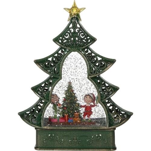 Christmas Light Christmas Three Shape Lantern Desktop Led Lamp Luminous Decoration Ornaments