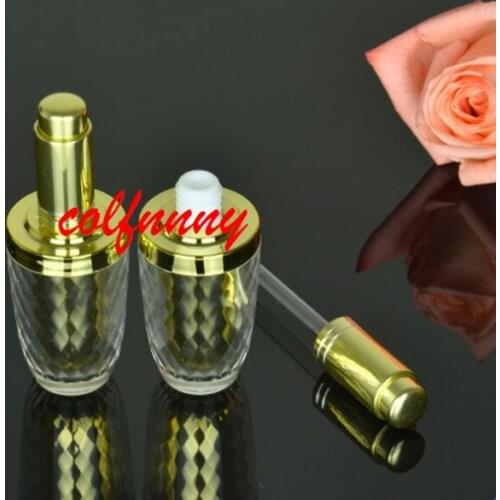 100pcs/lot Fast shipping 10ml Refillable Essence bottle for Essential Oil Perfume Acrylic cosmetic packaging bottle