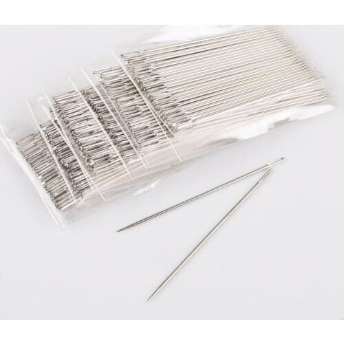 25Pcs Stainless Steel Large Eye Sewing Needles Sewing Pins Set Home DIY Crafts Patches Hand Sewing Accessories Embroidery Tools