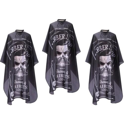 3Pcs Pro Barber Shop Cape Premium Haircutting Gown Waterproof Hairdressing Apron