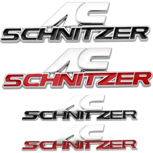 1PCS Car Styling 3D metal Emblem Sticker Decal For BMW AC Schnitzer M 3 5 6 Z E E46 E39 E36 E34 X1 X3 X5 X6 Car Accessories