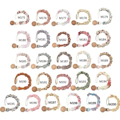 Baby Cotton Pacifier Chain Pacifier Clip Infant Teething Toys Holder For Nipples GXMB