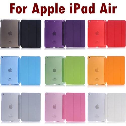For Apple iPad Air Sleeping Wakup Ultral Slim Leather Smart Cover Case For iPad 5 / Air 1