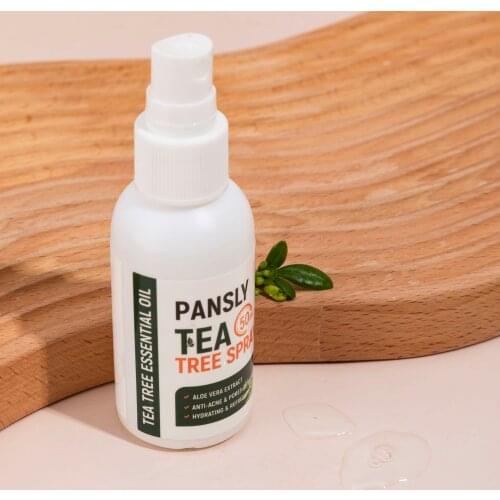 50ml Tea tree essence water spray acne treatment facial skin care oil compound moisturizing cream pore control active ingredient